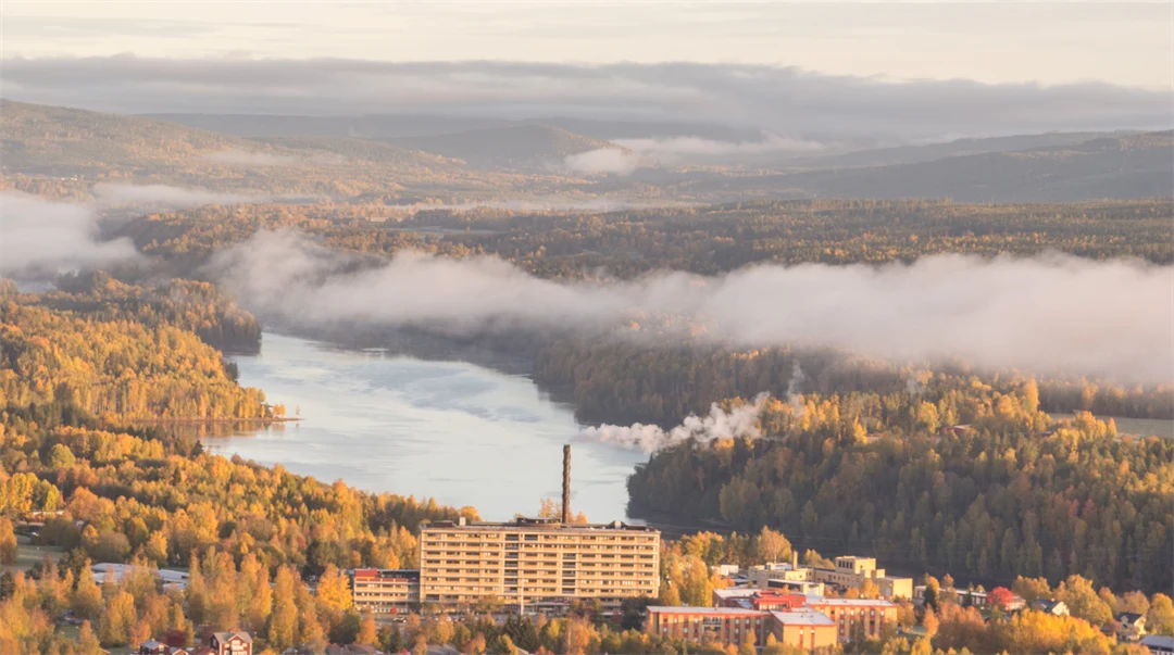Vy över Sollefteå.